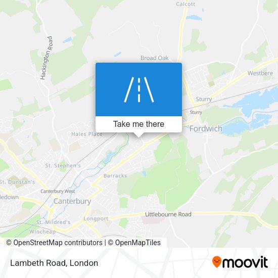 Lambeth Road map