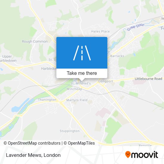 Lavender Mews map