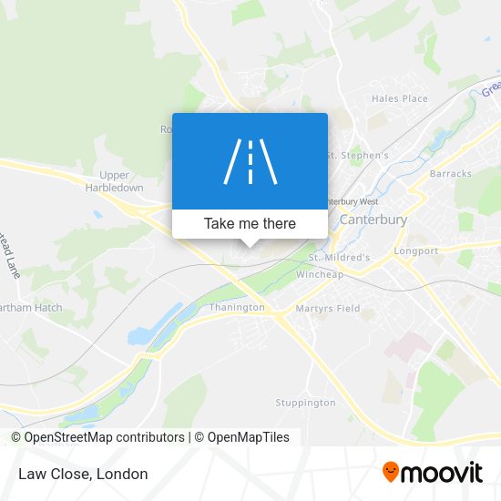 Law Close map