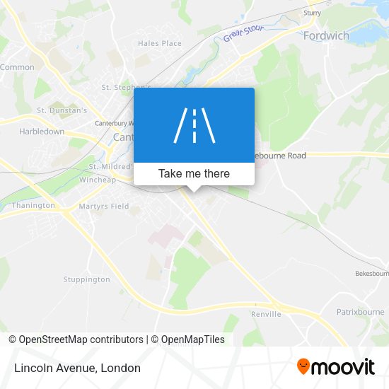 Lincoln Avenue map
