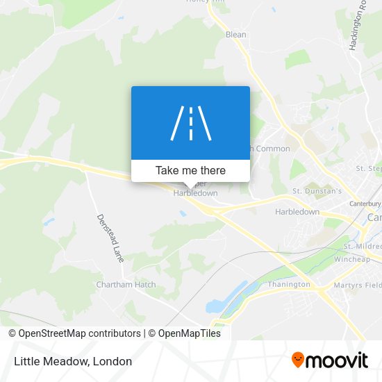 Little Meadow map