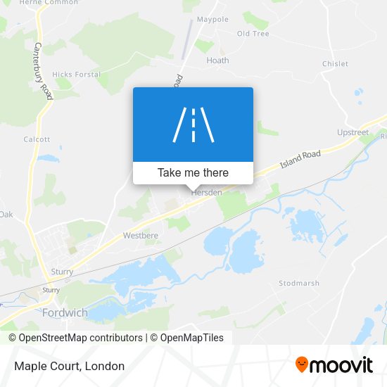 Maple Court map