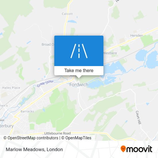 Marlow Meadows map