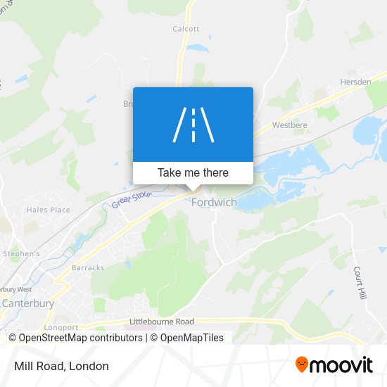 Mill Road map