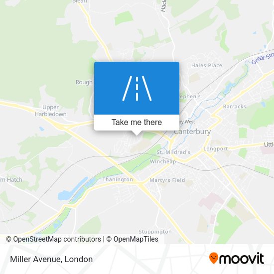 Miller Avenue map