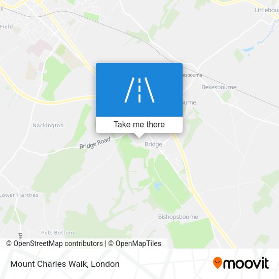 Mount Charles Walk map