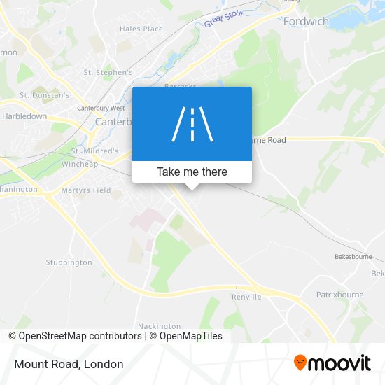 Mount Road map