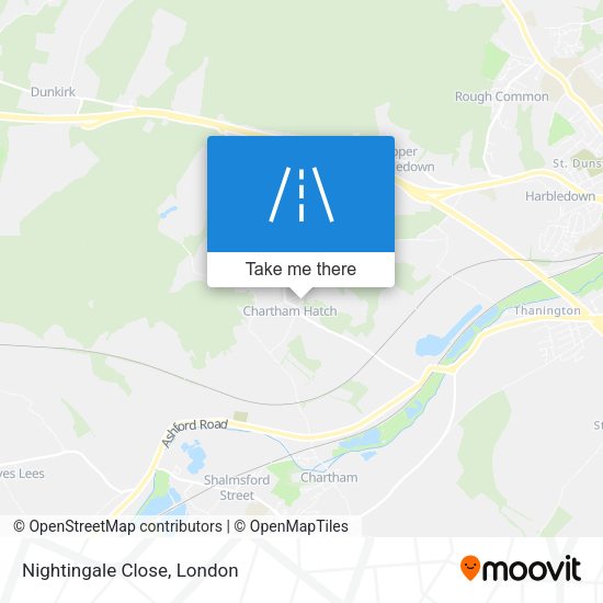 Nightingale Close map