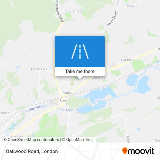 Oakwood Road map