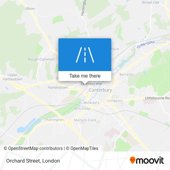 Orchard Street map