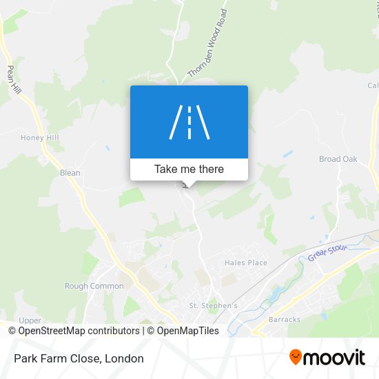Park Farm Close map