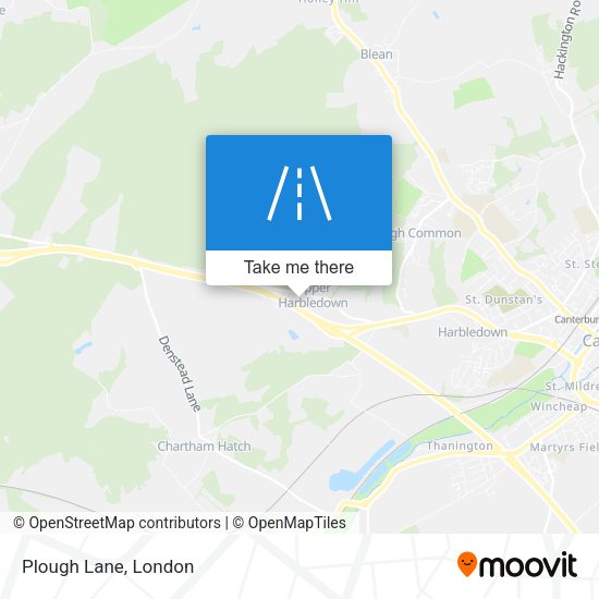 Plough Lane map