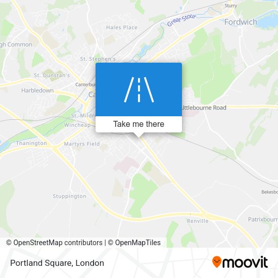 Portland Square map