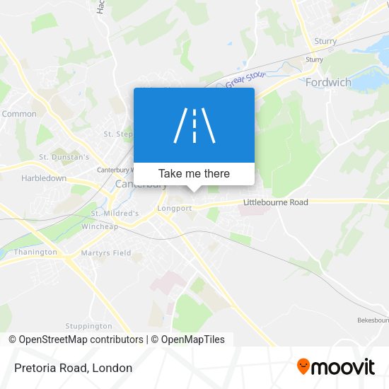 Pretoria Road map