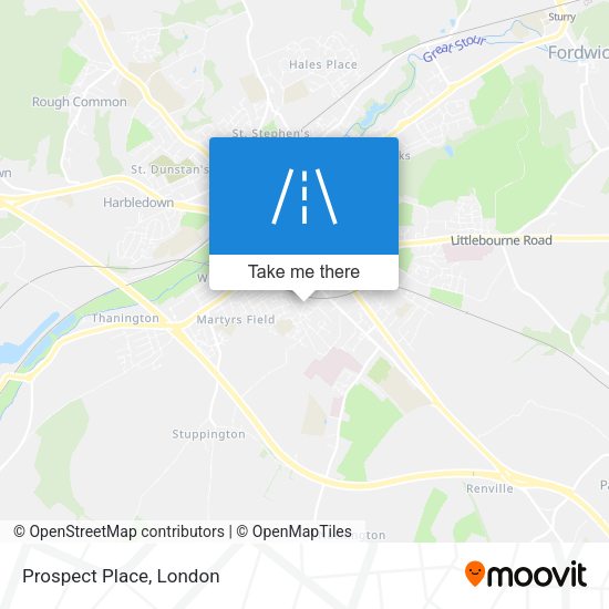 Prospect Place map