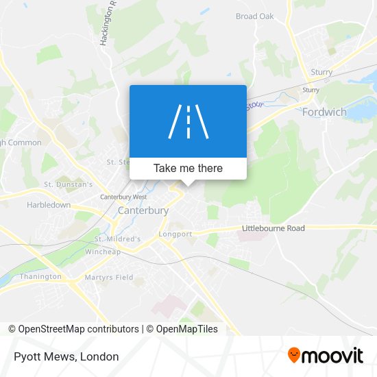 Pyott Mews map