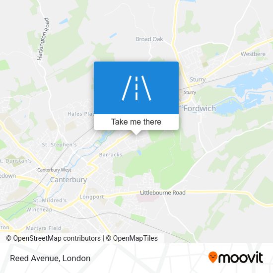 Reed Avenue map