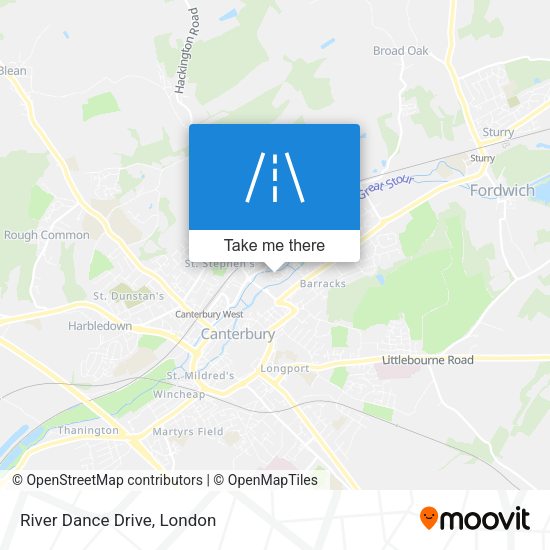 River Dance Drive map