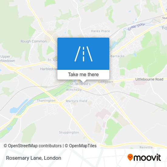 Rosemary Lane map