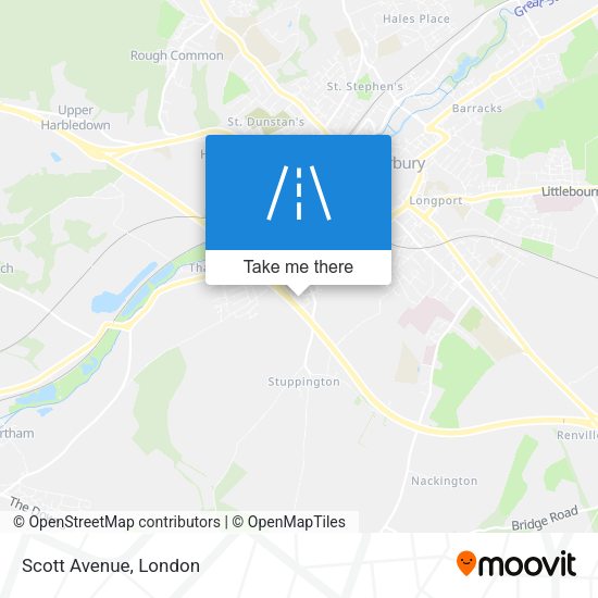 Scott Avenue map