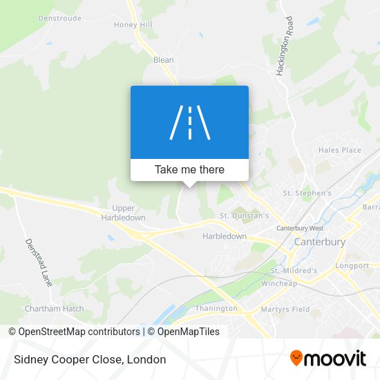 Sidney Cooper Close map