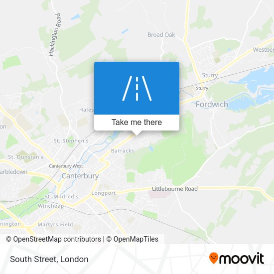 South Street map