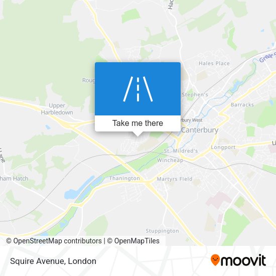 Squire Avenue map