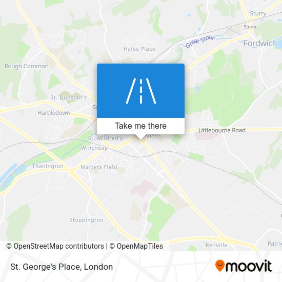 St. George's Place map
