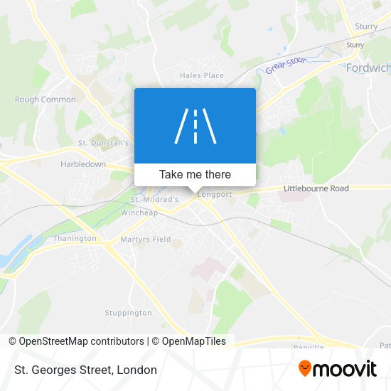 St. Georges Street map