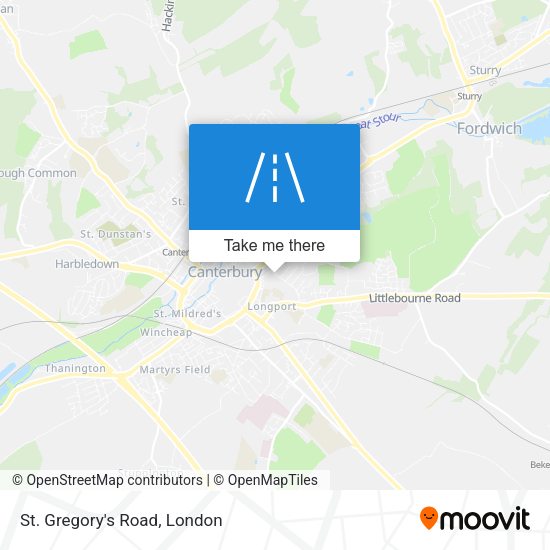 St. Gregory's Road map