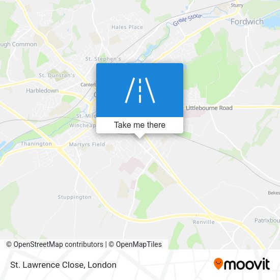 St. Lawrence Close map