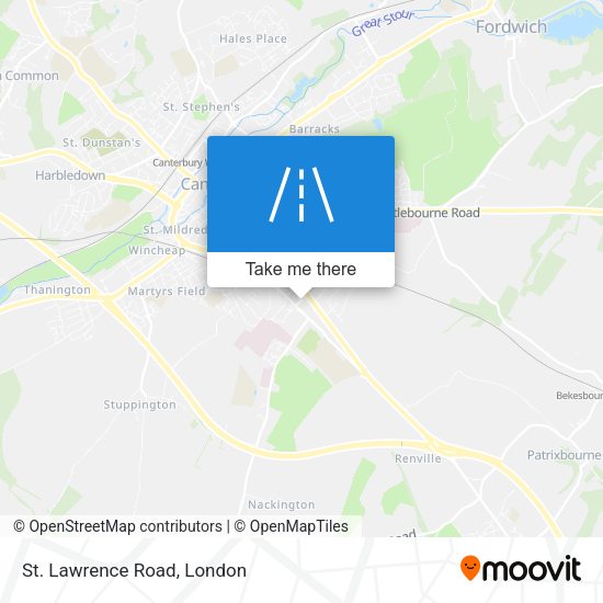 St. Lawrence Road map