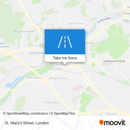 St. Mary's Street map
