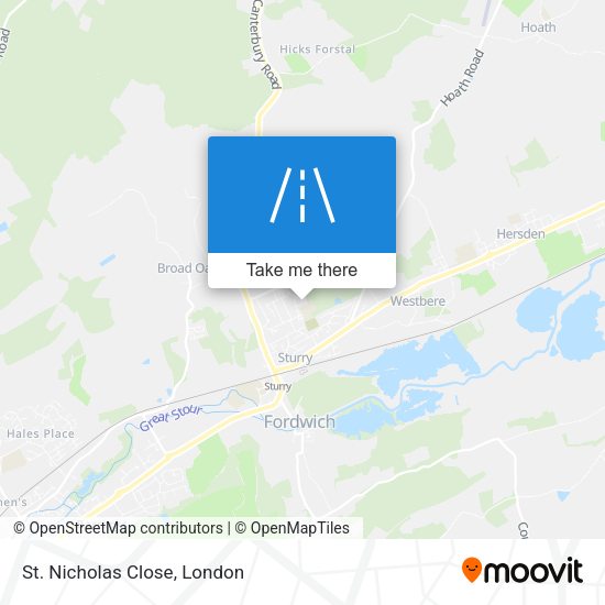 St. Nicholas Close map