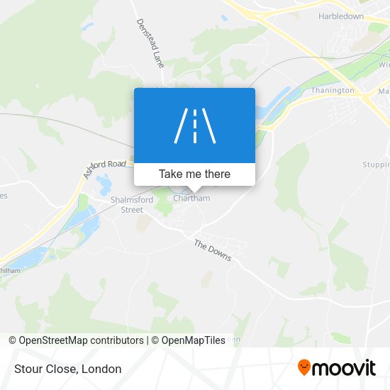 Stour Close map