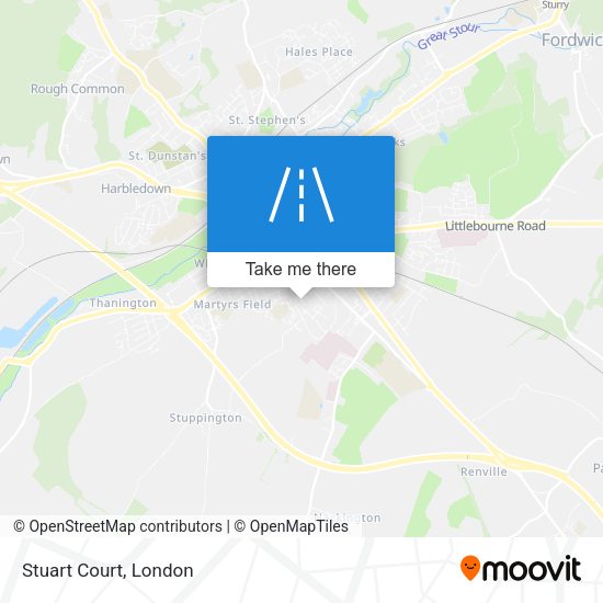 Stuart Court map
