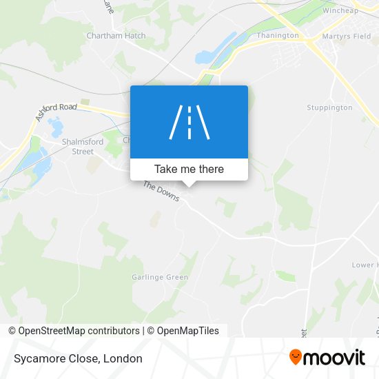 Sycamore Close map