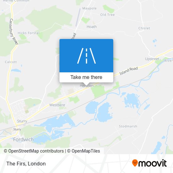 The Firs map