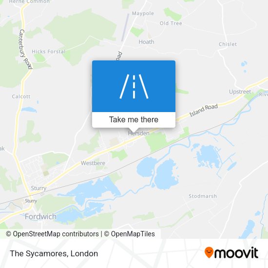 The Sycamores map