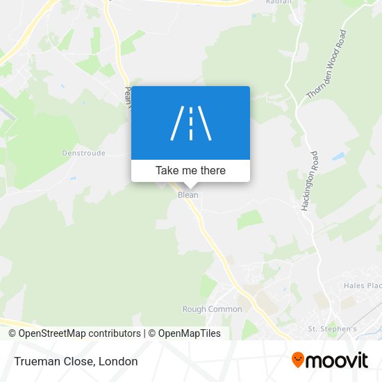 Trueman Close map