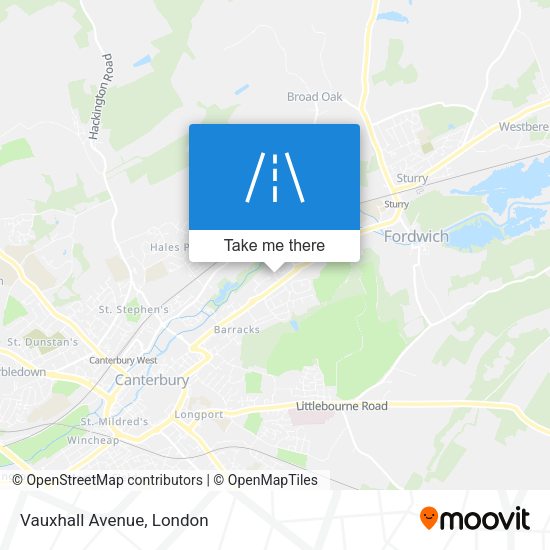 Vauxhall Avenue map