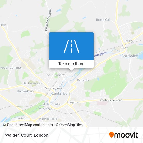 Walden Court map