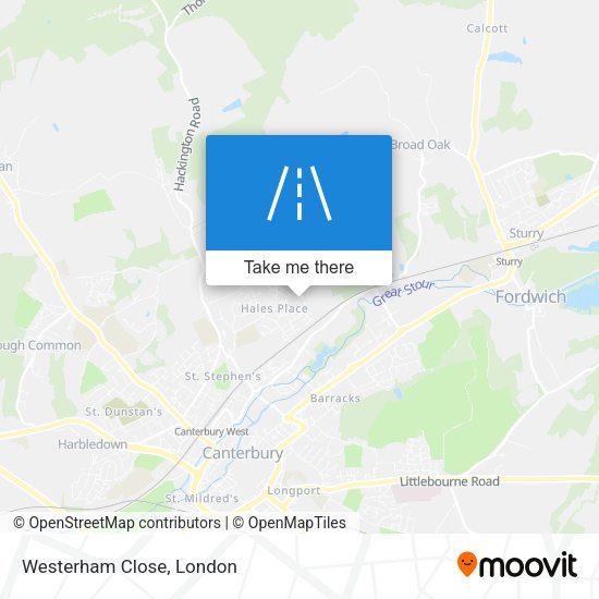 Westerham Close map