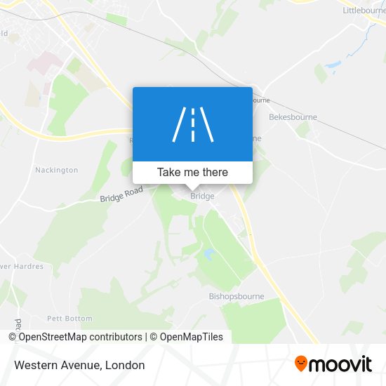 Western Avenue map