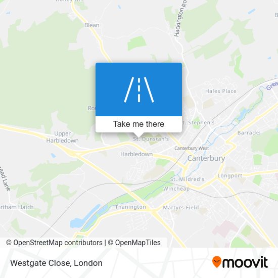 Westgate Close map