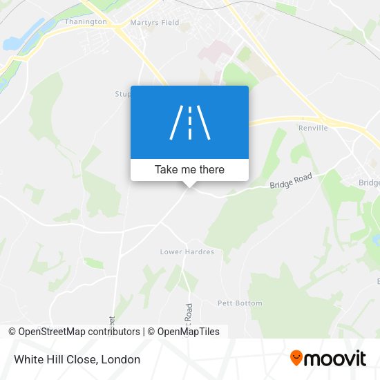 White Hill Close map