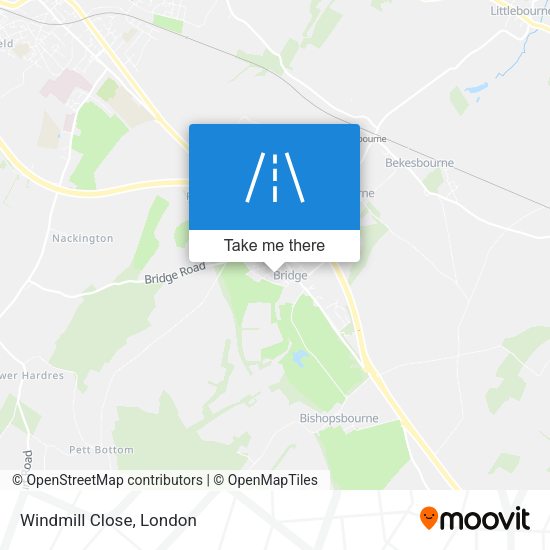 Windmill Close map