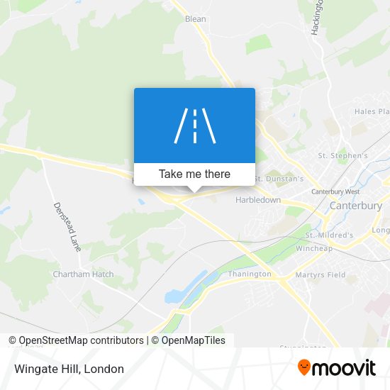 Wingate Hill map