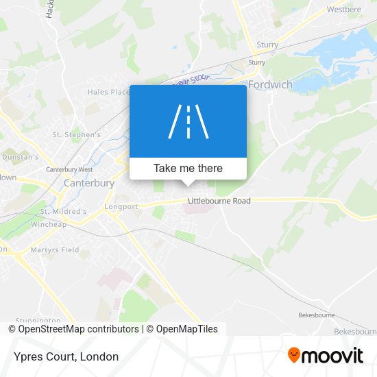 Ypres Court map