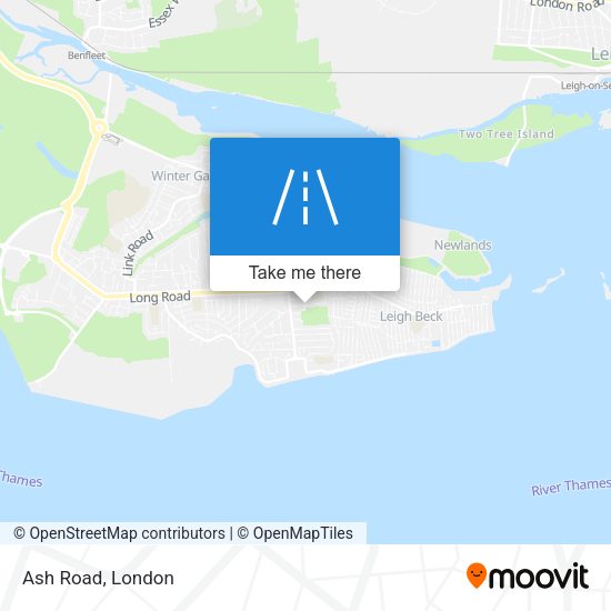 Ash Road map
